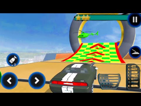 Muscle Car Stunts GT Car Games - Classic Mode Level 1 - Android Gameplay videos