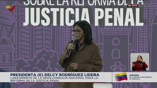 Lanzamiento de la consulta nacional por el Sistema Judicial Penal, 1 de junio de 2026