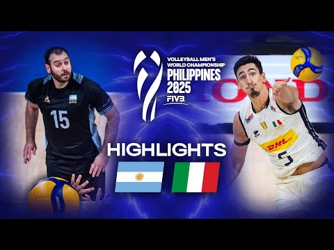 Argentina 🇦🇷 vs. Italy 🇮🇹 - Highlights | Men's World Championships 2025