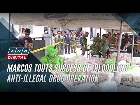 Marcos touts success of ‘bloodless’ anti-illegal drug operation