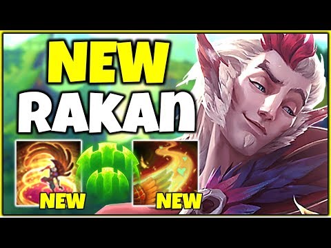 NEW RAKAN ULTIMATE REWORK GAMEPLAY! NEW PLAY MAKING POTENTIAL! - League of Legends