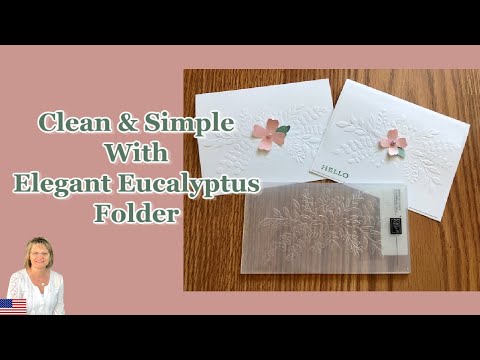 Elegant Eucalyptus 3D Embossing Folders