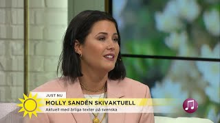Molly Sandén om att växa upp i rampljuset: Fick göra alla misstag offentligt - Nyhetsmorgon (TV4)