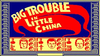 [Amstrad CPC] Big Trouble In Little China - Longplay