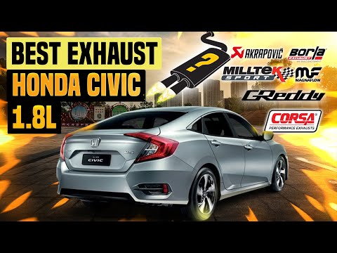 Honda Civic Exhaust Sound 1.8L 🔥 Turbo,Acceleration,Modified,Upgrade,Review,Borla,Flowmaster,aFe+