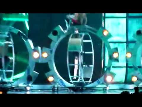 Ukraine Eurovision 2009 - Svetlana Loboda (Hell machine in work) 30% of performance ~ 1st rehearsal