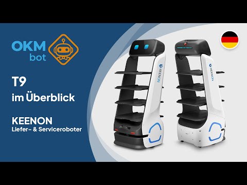 Keenon Robotics T9 Service-Roboter im Überblick - Serviceroboter für Restaurant und Hotel von OKMbot