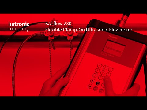 Débitmètre modulable à ultrasons KATflow 230 - Katronic - portable avec mesures énergétiques et deux voies de contrôle_1