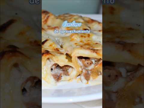 Sobró carne en Navidad? Haz estos canelones increíbles 🤯🎄