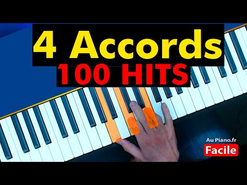 4 accords magiques au piano facile pour jouer 100 chansons