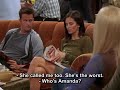 Monica, darling, it's Amanda calling