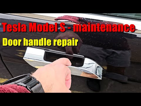 Tesla Model S door handle repair