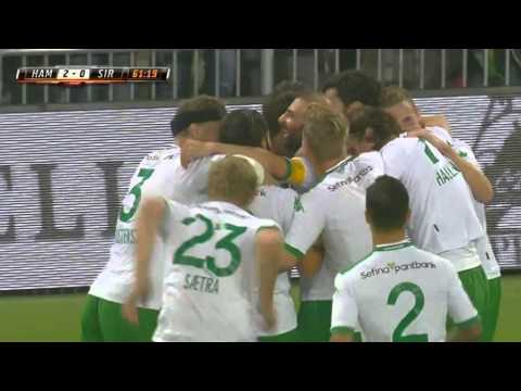 Persson dundrar upp 2-0 i krysset för Hammarby - TV4 Sport