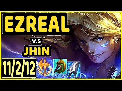 LUGER (EZREAL) vs JHIN - 11/2/12 KDA BOTTOM ADC CHALLENGER GAMEPLAY - EUW