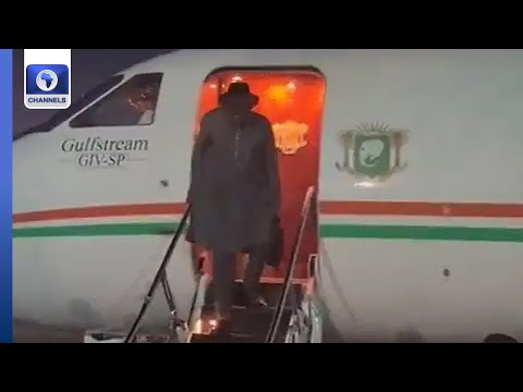 Jonathan Returns To Nigeria After Being Trapped In Coup Hit Guinea Bissau
