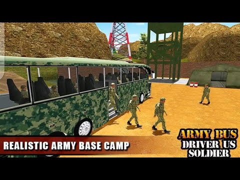 army bus driver us soldier transport duty 2021 HD ANDROID Gameplay