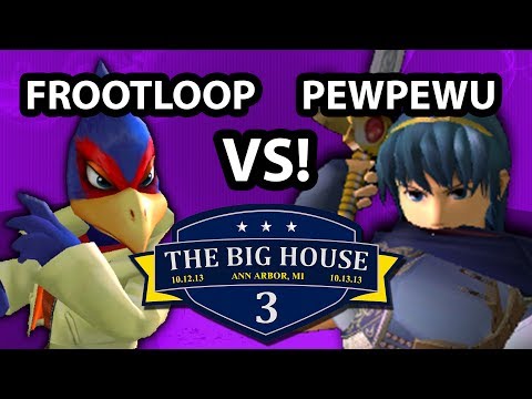 The Big House 3 - PewPewU (Marth) Vs. Frootloop (Fox) - Pools Round 2 - SSBM