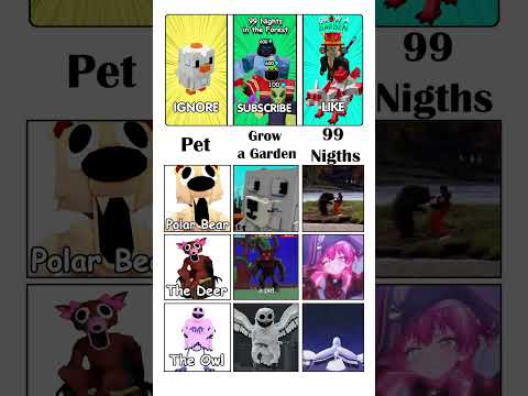 Grow a Garden VS 99 Nigths in the Forest | MAD OWL vs EVIL DEER 🤯 #roblox #99nightsintheforest