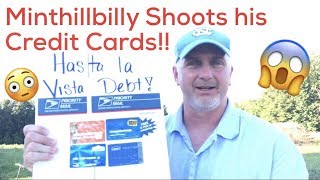 Want to be DEBT FREE?  Dave Ramsey fan Shoots his Credit Cards on his way to Financial Freedom