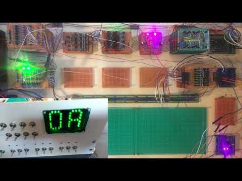 Discrete 8-Bit Computer #30 - Counter To Display