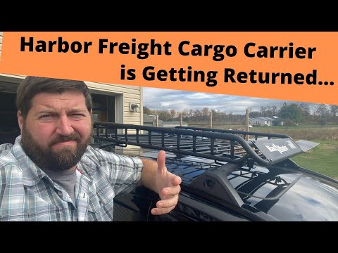 Harbor Freight Haul Master Cargo Carrier Review - It's Coming Off