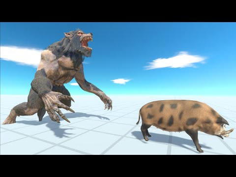 Werewolves Lava Death Run - Animal Revolt Battle Simulator
