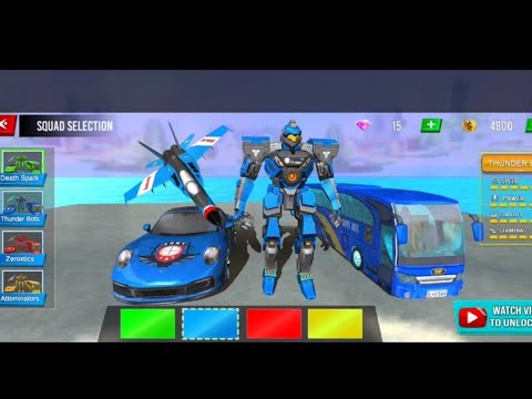 Army Bus Robot Transform Wars - Air Jet robot game on gameplay - APK for  ( Android / ios )