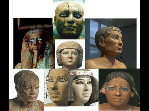 Белые Боги, Фараоны и население Египта.