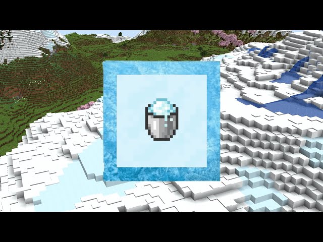 Visible Powdered Snow Minecraft Texture Pack