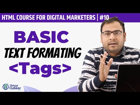Full HTML Course in 2 Hours for Digital Marketers in Hindi Special Course Umar Tazkeer