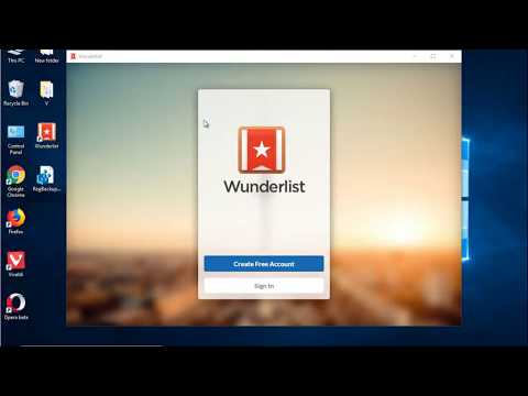 How to uninstall Wunderlist on/for Windows 10? Video