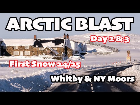 It Snowed - Whitby Weather Arctic Blast Day 2 And 3 Autumn Nov 2024