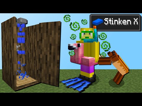 Stink in Minecraft!  (Shower and new effects) - Hygiene Mod