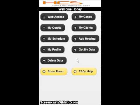 Advocate Diary Case Mgt. Pro ( Video