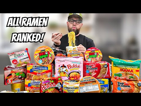 Which Ramen Noodles Is The Best? (I Tried ALL OF THEM!)
