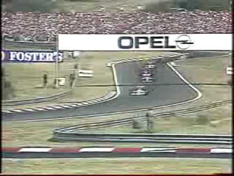 Palik - Senna kiüti Nannini-t a pályáról (1990 Hungaroring)