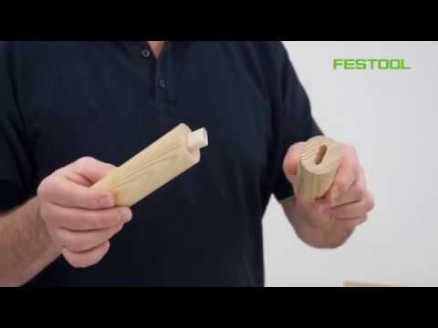 Festool TV. Выпуск 81 - Система соединений DOMINO. Соединение круглых деталей