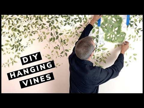 Vine Wall Stencil