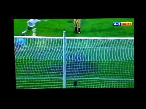 Gol de Bodipo Racing de Santander-Málaga