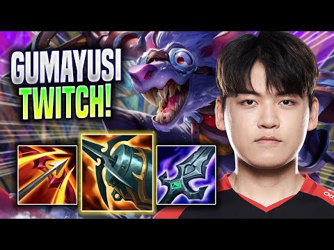 GUMAYUSI IS SO CRAZY WITH TWITCH! - T1 Gumayusi Plays Twitch ADC vs Lucian! | Season 2022