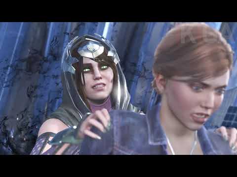 ENCHANTRESS ALL MIRROR MATCH DIALOGUES & VICTORY ANIMATION WINNING POSE - INJUSTICE 2 2020