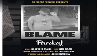 Blame song artwork