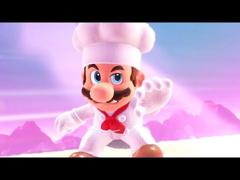 Super Mario Odyssey Movie Walkthrough Part 9 - Chef Mario is Cookin' up Trouble (Luncheon Kingdom)