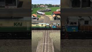 Download lagu Kereta Api Minyak Melintasi Persilangan Adu Lokomotif 2 Kereta Api #train #automobile #railway mp3