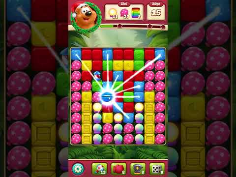 Toon Blast Level 96 no booster [Gameplay Walkthrough] optimized for smartphones [Peak]