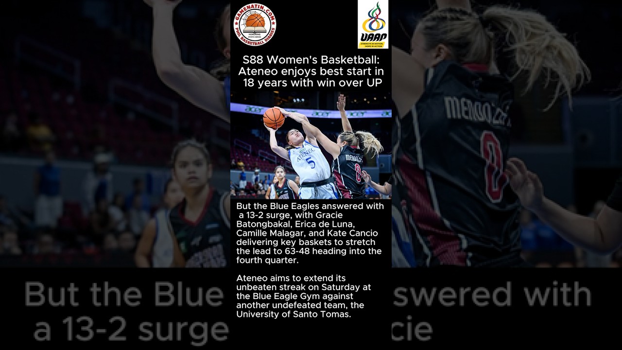 UAAP Women's Basketball: Ateneo stays unbeaten after beating UP