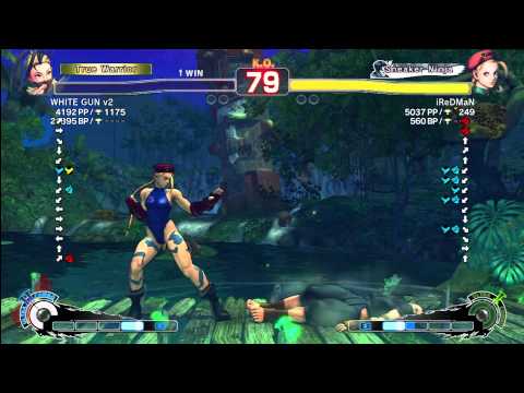 WHITE GUN v2 (Ibuki) Vs. iReDMaN (Cammy)
