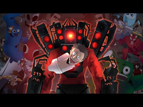 Skibidi Toilet But Everyone Sings It Animation Rainbow friends & Poppy Playtime