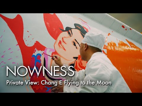 Artist Jacky Tsai sends the Chinese moon goddess to outer space on the first ever art-painted rocket