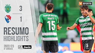 Highlights | Resumo: Sporting 3-1 Gil Vicente (Liga 22/23 #8)